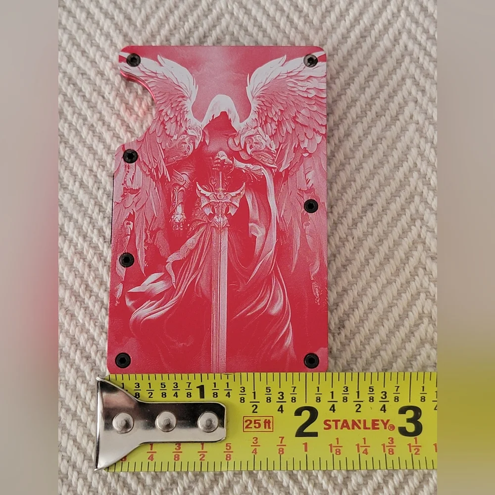 Minimalist Card Wallet Anodized Aluminum RFID Block Guardian Archangel Wallet!
